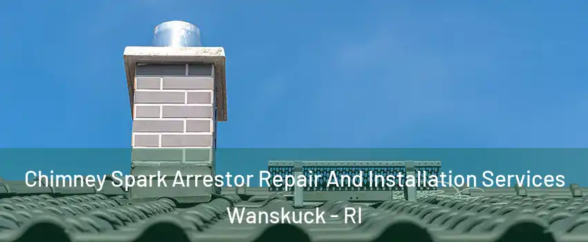 Chimney Spark Arrestor Repair And Installation Services Wanskuck - RI